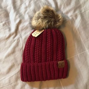 Never worn, C.C Pom Beanie